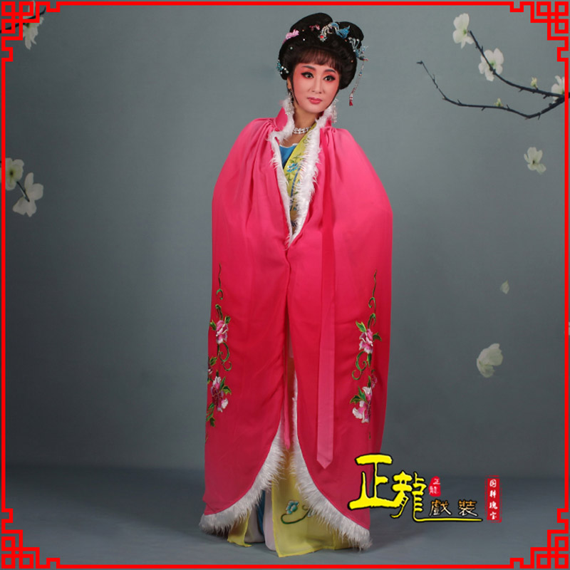 银川小花旦绣花斗篷 花旦披风