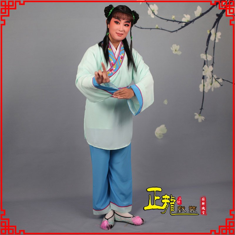 银川歌仔戏童生小孩影视银心四九服 书童衣